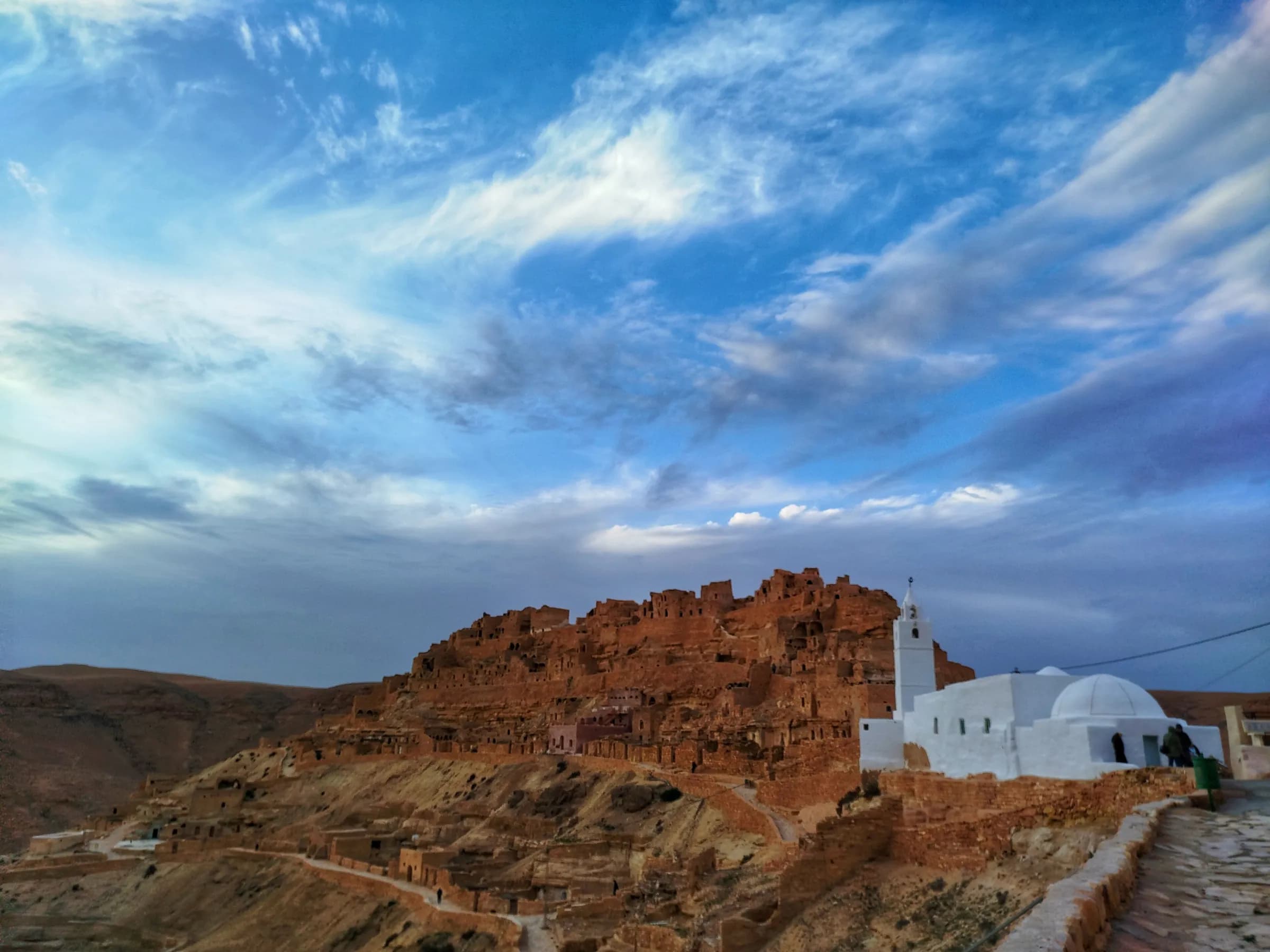 The hilltop Berber village of Chenini near Tataouine